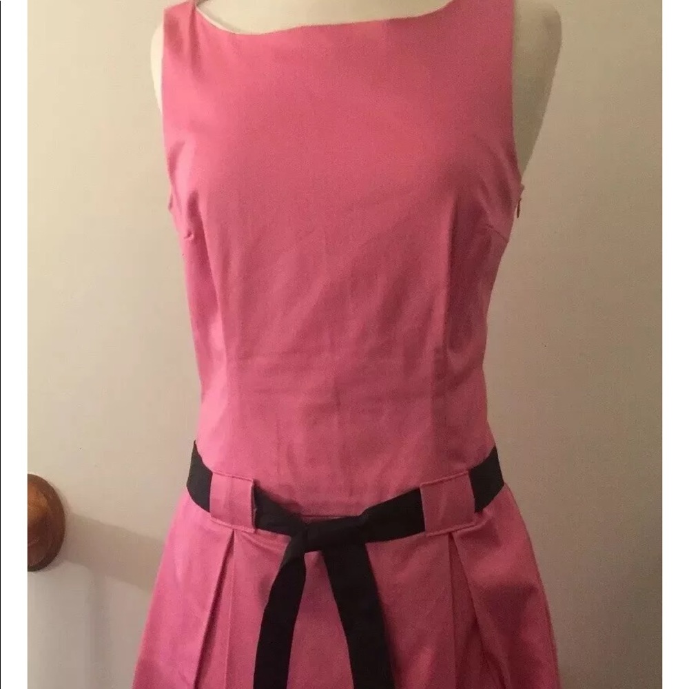 Melly M Dress Sz 10 Inverted Pleats Dropped Waist